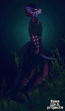3d_background anthro arecibo_message armor assassin belt belt_buckle black_armor black_clothing black_skinsuit blade blade_of_woe boots buckle clothed clothing dagger ear_fins feather_hair feathers fin fingers footwear fully_clothed gauntlets gills gloves glowing glowing_eyes hair handwear knife leather leather_armor leather_clothing light_armor logo male melee_weapon neck_gills neutral_expression pink_body pink_skin pseudo_hair red_feather_hair red_hair rogue scales seaweed shoes shrouded_armor_(skyrim) skinsuit solo studded_clothing studded_leather studs swimming tight_clothing underwater water weapon yellow_eyes ibisskb microsoft the_elder_scrolls kiivah_(character) the_dark_brotherhood_(the_elder_scrolls) argonian scalie 3d_(artwork) absurd_res artist_logo digital_media_(artwork) hi_res mixed_media watermark