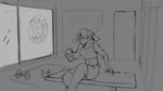 anthro areola athletic athletic_female big_breasts bottle bottomwear bouncing_breasts breast_squish breasts breathing clothed clothing clothing_lift container drinking dumbbell female flashing flashing_breasts fur gym gym_equipment looking_at_viewer music narrowed_eyes nipples shirt shirt_lift shorts sitting solo squish stealth topwear weights grestlewithdimmy vasira bovid caprine goat mammal 16:9 2d_animation animated frame_by_frame hi_res short_playtime sketch sound webm widescreen