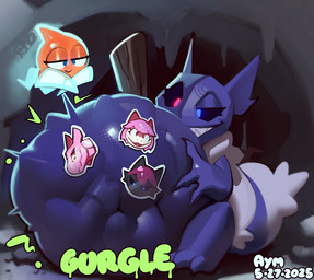 after_vore belly big_belly cave death digestion digestion_noises fatal_vore group heterochromia male overweight sitting tattooification vore vore_tattoo aymbord nintendo pokemon generation_2_pokemon generation_3_pokemon generation_4_pokemon generation_5_pokemon legendary_pokemon normal_rotom pokemon_(species) rayquaza rotom sableye typhlosion zoroark 2025