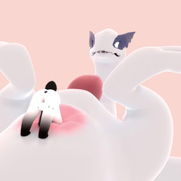 anal anal_penetration anal_vore anthro balls duo fur genitals lying male male/male micro micro_prey multicolored_body multicolored_fur on_back penetration penis size_difference tail tail_fetish tail_in_ass tail_insertion tail_play vore kris-kawaii nintendo pokemon x_(kris-kawaii) generation_2_pokemon lagomorph legendary_pokemon leporid lugia mammal pokemon_(species) rabbit 1:1 3d_(artwork) 3d_animation animated digital_media_(artwork) hi_res high_framerate no_sound short_playtime