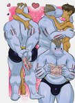 5_fingers 5_toes anthro biped blush bulge detailed_bulge duo feet fingers hair holidays human_on_anthro interspecies intimate kissing male male/male muscular muscular_anthro muscular_male pokephilia romantic romantic_couple text toes tush_(artist) nintendo pokemon valentine's_day generation_1_pokemon human machoke mammal pokemon_(species) absurd_res english_text hi_res
