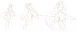 anthro anthro_to_taur base_one_layout basic_sequence beak breasts female hooves linear_sequence one_row_layout paws solo species_transformation three_frame_image three_frame_sequence transformation transformation_sequence uglyshadow avian chimera equid equine mammal monster reptile scalie taur monochrome sequence sketch