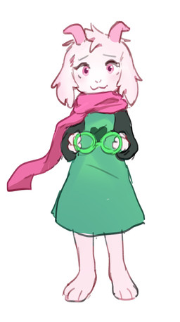 3_toes :3 ambiguous_gender anthro barefoot blush eyewear feet floppy_ears fur glasses hindpaw horn looking_at_viewer lop_ears paws pink_eyes pink_horn scarf simple_background solo standing toes white_background white_body white_fur landypommel deltarune undertale_(series) ralsei darkner 2021 digital_drawing_(artwork) digital_media_(artwork) full-length_portrait hi_res portrait male_(lore)