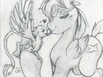 beak cutie_mark duo eyes_closed eyewear eyewear_on_head feathered_wings feathers feral goggles goggles_on_head heart_symbol hooves kissing male mane micro quadruped size_difference solo wings iliekbuttz hasbro my_little_pony mythology der fan_character seaward_skies avian equid equine gryphon mammal mythological_avian mythological_creature mythological_equine pegasus