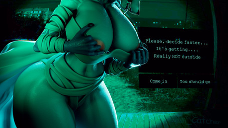 anthro areola big_breasts breasts dialogue female fur night open_mouth outside solo standing tail text thick_thighs white_body white_fur wide_hips wrapped_arms tailcatcher da.nilkaz_(modeler) bloodborne fromsoftware mythology no_i'm_not_a_human sony_corporation sony_interactive_entertainment vicar_amelia beast_(bloodborne) canid canine mammal mythological_canine mythological_creature werecanid werecanine werecreature werewolf 16:9 3d_(artwork) absurd_res digital_media_(artwork) english_text hi_res widescreen