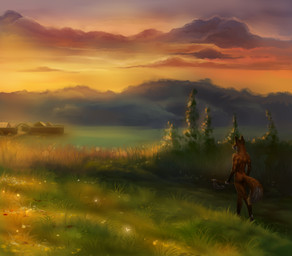 anthro axe bare_back battle_axe day detailed_background field flower fluffy fluffy_tail fur grass hatchet landscape male melee_weapon muscular muscular_anthro muscular_male nude orange_body orange_fur plant sky solo standing tail tree village weapon whiskers white_body white_fur akineza canid canine fox mammal hi_res