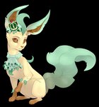 ambiguous_gender brown_eyes brown_inner_ear brown_markings brown_nose brown_sclera feral fur green_ears leg_markings markings simple_background socks_(marking) solo tan_body tan_fur transparent_background milk-jug nintendo pokemon eeveelution generation_4_pokemon leafeon pokemon_(species) alpha_channel