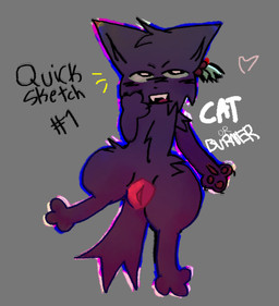 animal_genitalia animal_vulva black_body black_fur black_paws canine_genitalia canine_vulva claws female feral fluffy fluffy_tail fur fur_tuft genitals glitch green_eyes heart_symbol laugh neck_tuft paws pink_vulva smile solo tail teasing teeth tuft vulva burneraccount9382 conditional_dnp warriors_(book_series) hollyleaf_(warriors) domestic_cat felid feline felis mammal hi_res