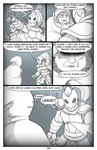 ambiguous_gender armor beard border cloak clothing dialogue facial_hair female group male melee_weapon polearm spear text weapon white_border absolutedream undertale undertale_(series) undyne boss_monster_(undertale) human mammal absurd_res comic english_text hi_res monochrome