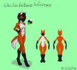 2016 absurd_res anthro breasts canid canine digital_media_(artwork) featureless_breasts female flyingram hair hi_res looking_away mammal model_sheet simple_background smile solo standing