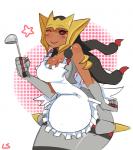 apron breasts clothed clothing eyewear female glasses hat headgear headwear nurse nurse_clothing nurse_hat nurse_headwear nurse_uniform one_eye_closed red_eyes solo uniform wide_hips wink lightsource nintendo pokemon fan_character gina_(lightsource) generation_4_pokemon giratina humanoid legendary_pokemon origin_forme_giratina pokemon_(species) animated digital_media_(artwork) short_playtime