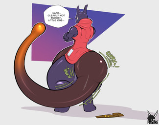 anthro clothing crossed_arms male simple_background tail tail_bulge tail_fetish tail_play tail_vore text topwear unusual_anatomy unusual_tail unusual_vore vore foxynoms mythology nintendo pokemon pokken_tournament generation_1_pokemon generation_4_pokemon generation_6_pokemon legendary_pokemon mammal mewtwo pokemon_(species) shadow_mewtwo shadow_pokemon absurd_res english_text hi_res