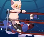 absurd_res anthro butt_on_face facesitting felid feline fighting_ring grinding_on_face hi_res humiliation league_of_legends looking_back male male/male mammal mischievous_smile riot_games rurii sitting_on_another slightly_chubby smothering stinkface straddling teemo_(lol) tencent wrestling wrestling_gear wrestling_outfit yordle