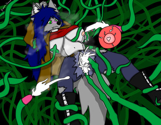 anal anal_penetration anthro anus belt big_breasts black_boots black_clothing black_footwear blue_bottomwear blue_clothing blue_hair blue_jeans blue_pants blush blush_lines bodily_fluids bodily_fluids_from_ass bodily_fluids_in_pussy boots bottomwear breasts brown_clothing brown_jacket brown_topwear clothed clothing clothing_lift cum cum_in_ass cum_in_vagina cum_inflation cum_inside cumshot denim denim_bottomwear denim_clothing ejaculation enjoying female footwear fur genital_fluids genitals green_eyes grey_body grey_fur hair happy happy_sex heart_symbol holding_breast impregnation inflation jacket jeans lactating long_hair male male/female nipple_fetish nipple_play nipple_suck nipple_suckers nipples ovum ovum_with_heart pants penetration penis_tentacles pink_nipples red_clothing red_shirt red_topwear sex shirt shirt_lift shoes smug smug_face smug_grin solo sperm_cell steam steamy_cum sucking swelling tentacle_around_arm tentacle_around_breast tentacle_around_leg tentacle_in_ass tentacle_in_vagina tentacle_penetration tentacle_sex tentacle_trap tentacles topwear torn_clothing trapped vaginal vaginal_penetration vulva reena_dreamer seno_(reena_dreamer) canid canine canis mammal wolf absurd_res hi_res watermark