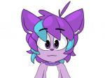 anthro blue_hair collar dazed fur hair heart_eyes heart_symbol hypnosis male mind_control multicolored_hair open_mouth purple_hair smile solo spiral_eyes two_tone_hair kaittycat kaitty domestic_cat felid feline felis mammal 4:3 animated