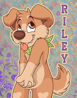 anthro brown_body brown_fur brown_nose closed_smile featureless_crotch floppy_ears fur glistening glistening_eyes green_kerchief green_neckerchief kerchief logo male male_anthro mouth_closed neckerchief neckwear nude pink_eyes smile solo standing tan_body tan_fur teeth tongue tongue_out young young_anthro young_male pandapaco riley_(waywardmutt) canid canine mammal artist_logo portrait signature three-quarter_portrait