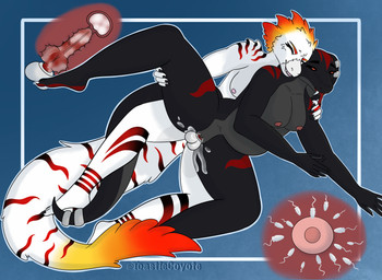 anthro anthro_on_anthro anthro_penetrated anthro_penetrating anthro_penetrating_anthro black_sclera bodily_fluids breasts cum cum_in_uterus cum_inside feathers female female_anthro female_penetrated genital_fluids gynomorph gynomorph/female gynomorph_anthro gynomorph_penetrating gynomorph_penetrating_female impregnation impregnation_request internal internal_vaginal intersex intersex/female intersex_anthro intersex_penetrating intersex_penetrating_female knot knotting leuca_digi non-mammal_breasts nude nude_anthro nude_female nude_gynomorph ovum penetration penile penile_penetration penis_in_vagina sex sperm_cell uterus vaginal vaginal_knotting vaginal_penetration vesuvia_digi toastiecoyote cobra dinosaur feathered_dinosaur feathered_scalie prehistoric_species reptile scalie snake absurd_res hi_res