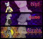 4_eyes amputee anthro banner clothed clothing disability explosives feathers fur grenade group jewelry looking_at_viewer male multi_eye multi_limb nude open_mouth sweater topwear weapon geno28 earthbound_(series) nintendo jaren nyf nyght alien g-kami g-nightmare gieeg 2016 digital_media_(artwork) hi_res