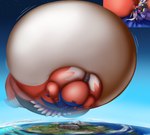 air_inflation belly belly_inflation big_belly big_butt big_tail blush body_inflation butt butt_expansion duo expansion floating horn huge_belly huge_butt huge_tail hyper hyper_belly hyper_butt hyper_cheeks hyper_inflation immobile inflation inflation_fetish male planet_sized puffed_cheeks puffkiss purple_body red_body swelling tail oregene nintendo pokemon ancient_pokemon apex_build_koraidon future_pokemon generation_9_pokemon koraidon legendary_pokemon miraidon paradox_pokemon pokemon_(species) ultimate_mode_miraidon 2023 detailed hi_res shaded