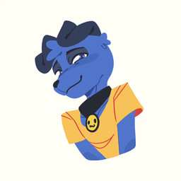 anthro black_collar black_nose blue_body blue_eyes blue_fur collar collar_only floppy_ears fur instant_undress living_collar looking_at_viewer male nude pupils simple_background smile smirk solo white_background yellow_collar dalueart dalue_(dalueart) canid canine canis domestic_dog mammal 1:1 2d_animation animated animated_webp