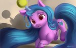 blue_eyes cutie_mark hooves horn pink_eyes solo auroriia hasbro mlp_g5 my_little_pony mythology izzy_moonbow_(mlp) equid equine mammal mythological_creature mythological_equine unicorn 2021 absurd_res digital_media_(artwork) hi_res