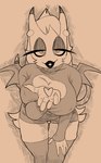 2_horns 5_fingers anthro bat_wings bedroom_eyes big_breasts big_eyes biped blowing_kiss breasts claws cleavage cleavage_cutout clothed clothed_anthro clothed_female clothing cutout dark_lips dipstick_horn dress ear_piercing ear_ring eyelashes eyeshadow female finger_claws fingers front_view glistening glistening_lips hair half-closed_eyes hand_on_leg hand_on_own_leg hand_on_own_thigh hand_on_thigh heart_cutout horn humanoid_hands iris leaning leaning_forward legs_together legwear lips lipstick long_eyelashes long_hair long_sleeves looking_at_viewer makeup mature_female mature_humanoid membrane_(anatomy) membranous_wings multicolored_horn narrowed_eyes nipple_outline not_furry piercing pupils ring_piercing seductive short_dress slit_pupils smile smiling_at_viewer solo spade_tail standing tail thick_lips thick_thighs thigh_gap thigh_highs wings papayathebun helluva_boss demon_mom_(helluva_boss) humanoid succubus 2025 digital_drawing_(artwork) digital_media_(artwork) hi_res monochrome portrait sepia three-quarter_portrait