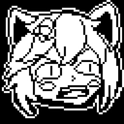 black_background blush bodily_fluids crying female screaming simple_background solo tears fuseadrift malena_ely animal_humanoid canid canid_humanoid canine canine_humanoid fox_humanoid humanoid mammal mammal_humanoid 1:1 black_and_white digital_media_(artwork) monochrome pixel_(artwork)