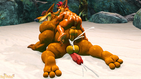 all_fours anal anal_orgasm anal_penetration anthro anthro_on_anthro anthro_penetrated anthro_penetrating anthro_penetrating_anthro anus backsack ball_size_difference balls beach biceps big_balls big_butt big_muscles big_penis bodily_fluids brown_eyes brown_hair bubble_butt butt butt_size_difference cum cum_in_ass cum_inside cum_on_balls cum_on_ground cum_on_penis cum_splatter cum_while_penetrated cumshot curling_toes deltoids doggystyle dominant dominant_anthro dominant_male duo ejaculation erection evil_grin eye_roll eyebrows feet from_behind_position fur genital_fluids genitals green_eyes grin hair hands-free humanoid_genitalia humanoid_penis intraspecies kneeling larger_male larger_penetrated larger_sub lightened_soles looking_back looking_pleasured male male/male male_penetrated male_penetrating male_penetrating_male muscular muscular_anthro muscular_arms muscular_bottom muscular_male muscular_on_muscular muscular_top nude orange_body orange_fur orgasm penetration penile penile_penetration penis penis_backwards penis_in_ass penis_size_difference perching_position perineum rear_view red_hair sex sharp_teeth size_difference small_but_hung small_top_big_bottom smaller_male smile soles spread_legs spreading submissive submissive_anthro submissive_male tan_body tan_fur teeth thick_eyebrows toes top_hole triceps vein veiny_penis waist_grab yellow_sclera roythepichu activision crash_bandicoot_(series) crash_bandicoot tiny_tiger bandicoot dasyuromorph mammal marsupial recently_extinct_species thylacine 16:9 2025 3d_(artwork) digital_media_(artwork) source_filmmaker_(artwork) widescreen