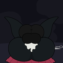 anthro anus balls big_balls big_butt biped black_body bodily_fluids butt clothing cum cum_in_vagina cum_inside defeated duo female forced from_front_position genital_fluids genitals leaking_cum lying male male/female mating_press on_back on_ground penetration rape rear_view red_clothing sex vaginal vaginal_penetration x_anus tweakydumbdog hollow_knight_(franchise) team_cherry hornet_(hollow_knight) arthropod insect 1:1 2025 digital_media_(artwork)