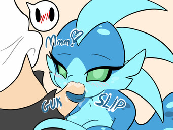 anthro duo fellatio female genitals heart_symbol human_on_anthro interspecies male male/female oral outline penile penis sex split_form text water shinkaku shantae:_and_the_seven_sirens shantae_(series) wayforward wetgal_(shantae) aquatic elemental_creature goo_creature goo_humanoid human humanoid mammal merfolk water_creature wetmen_(shantae) 4:3 digital_media_(artwork) hi_res