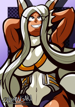 big_breasts breasts butt clothing eyelashes female gloves gradient_background hair hands_behind_head handwear leotard long_eyelashes long_hair looking_up muscular muscular_female red_eyes scut_tail short_tail simple_background sleeveless_turtleneck smile solo superhero sweater tail tan_body tan_skin thick_thighs topwear turtleneck white_clothing white_gloves white_hair white_handwear white_leotard wide_hips cabimangaka my_hero_academia shounen_jump rumi_usagiyama animal_humanoid human humanoid lagomorph lagomorph_humanoid leporid_humanoid mammal mammal_humanoid rabbit_humanoid absurd_res hi_res screentone shaded signature