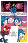 anthro big_breasts bodysuit breasts cleavage clothed clothing detailed_background duo female green_eyes hair huge_breasts leather leather_clothing male male/female mural pink_hair purple_eyes skinsuit speech_bubble text tight_clothing mobian_monster archie_comics sega sonic_the_hedgehog_(archie) sonic_the_hedgehog_(comics) sonic_the_hedgehog_(series) lien-da sonic_the_hedgehog echidna eulipotyphlan hedgehog mammal monotreme 2:3 absurd_res comic english_text hi_res