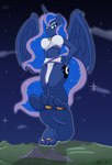 anthro anthrofied barefoot breasts city digit_ring feet female jewelry macro ring soles solo toe_ring toes nasiri_(artist) friendship_is_magic hasbro my_little_pony princess_luna_(mlp) equid mammal hi_res