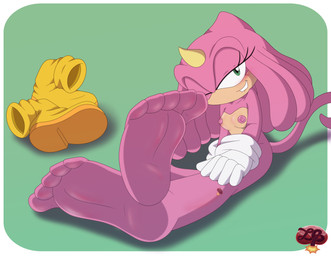 5_fingers 5_toes anthro areola bedroom_eyes bite biting_lip biting_own_lip blush boots boots_removed breasts clothing eyelashes feet female fingers foot_focus footwear fur gloves gloves_only hair half-closed_eyes handwear handwear_only humanoid_feet long_eyelashes looking_at_viewer mostly_nude narrowed_eyes nipple_dip nipples nude one_eye_closed plantigrade seductive self_bite shoes simple_background sitting smile soles solo tail teeth toes wink winking_at_viewer ladycherrybomba sega sonic_the_hedgehog_(series) fan_character echidna mammal monotreme digital_media_(artwork) hi_res