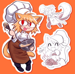 :3 apron batter blep blonde_hair breasts chef chef_hat chef_uniform clothing cooking crumbs_on_face dialogue female food fried_rice hair hat headgear headwear inner_ear_fluff kitchen_utensils pupils red_eyes rice slit_pupils solo tail text tongue tongue_out tools tuft whisk wok iseenudepeople tsukihime type-moon neco-arc animal_humanoid cat_humanoid felid felid_humanoid feline feline_humanoid humanoid mammal mammal_humanoid neco_spirit tailed_humanoid 2025 english_text hi_res