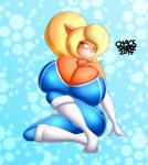 anthro big_breasts breasts cleavage clothed clothing female huge_breasts solo chaossabre activision crash_bandicoot_(series) coco_bandicoot bandicoot mammal marsupial 2014 hi_res