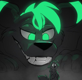 5_fingers ambiguous_gender anthro anthrofied biped black_body black_fur black_nose breath cheek_tuft claws clothed clothing dark duo facial_markings facial_tuft fangs fingers fluffy fluffy_tail fog front_view fur fur_markings fur_tuft glowing glowing_eyes glowing_markings green_eyes green_hair green_markings grey_background grin hair half-closed_eyes head_markings head_tuft hoodie larger_ambiguous larger_anthro looking_at_another looking_away looking_down looming looming_over lying macro markings micro narrowed_eyes nude on_front scared short_hair simple_background size_difference smaller_ambiguous smaller_anthro smile standing tail teeth three-quarter_view toothy_grin topwear tuft wide_eyed worried beherit nintendo pokemon fan_character canid canine eeveelution generation_2_pokemon mammal pokemon_(species) umbreon 2020 digital_drawing_(artwork) digital_media_(artwork) sketch