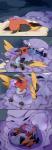 2016 absorption_vore abstract_background absurd_res ambiguous_gender ambush attack basic_sequence beak black_eyes blue_tongue blush bodily_fluids comic creature_inside duo empty_eyes feathered_wings feathers featureless_crotch feral fletchinder four_frame_image four_frame_sequence generation_1_pokemon generation_6_pokemon goo_creature goo_transformation hi_res hypnosis internal linear_sequence lying mind_control motion_lines muk nest nintendo on_front open_mouth pokemon pokemon_(species) purple_body sequence sleeping slime spiral_eyes struggling sweat tail tail_feathers tongue transformation transformation_sequence vore white_eyes wings winte