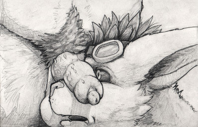 animal_genitalia animal_penis anthro balls belly black_sclera bodily_fluids canine_genitalia canine_penis drooling duo ears_back erection eyewear eyewear_on_head genitals goggles goggles_on_head knot knotted_penis looking_at_genitalia looking_at_penis male male/male open_mouth penis penis_on_face pivoted_ears pubes saliva snout vein veiny_penis ryoken canid canine mammal greyscale hi_res monochrome shaded