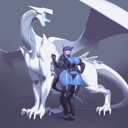 2_horns ambiguous_gender anthro big_breasts black_clothing black_hair black_latex black_legwear black_sclera black_thigh_boots black_thigh_highs blue_eyes blue_highlights bodysuit boots breasts clothed clothed_female clothed_humanoid clothing corset duo eyeless female feral footwear garter_straps hair high_heeled_boots high_heels highlights_(coloring) horn latex latex_bodysuit latex_boots latex_clothing latex_footwear latex_legwear latex_skinsuit latex_thigh_boots latex_thigh_highs legwear lingerie looking_at_viewer machine multicolored_bodysuit multicolored_clothing multicolored_hair multicolored_horn multicolored_skinsuit platform_footwear platform_heels shoes skinsuit tail thick_thighs thigh_boots thigh_highs tight_clothing topwear two_tone_bodysuit two_tone_clothing two_tone_hair two_tone_horn two_tone_skinsuit white_body wide_hips wings kruth666 mythology squel animal_humanoid dragon dragon_humanoid humanoid mythological_creature mythological_scalie robot scalie 2026 hi_res