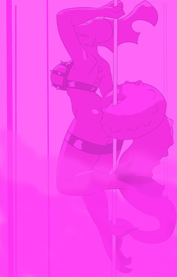 anthro breasts clothing dancing female non-mammal_breasts pole pole_dancing solo stripper stripper_pole tail abiybattlespell adult_swim cartoon_network mythology rick_and_morty interstellar_demon_stripper dragon mythological_creature mythological_scalie reptile scalie hi_res unavailable_at_source