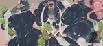 anal andromorph anthro barazoku big_pecs big_penis blindfold duo fellatio genitals huge_pecs huge_penis intersex intersex/male male muscular oral pecs penile penis piercing sex kd_gai bovid bovine goblin humanoid mammal hi_res