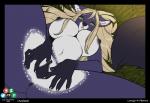 anthro anus big_breasts breasts bridge_piercing ear_piercing ear_ring facial_piercing female genitals nipple_piercing nipples nose_piercing piercing pussy ring_piercing solo azaleesh lumiya canid canine mammal