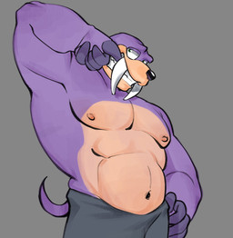 anthro black_nose bottomwear claws clothing finger_claws hand_on_hip male multicolored_body musclegut muscular muscular_anthro muscular_male pants pants_only picking_teeth purple_body shirtless shirtless_anthro shirtless_male short_tail solo sweatpants tail tan_body tusks two_tone_body itboboinc archie_comics sega sonic_the_hedgehog_(archie) sonic_the_hedgehog_(comics) sonic_the_hedgehog_(satam) sonic_the_hedgehog_(series) rotor_the_walrus mammal marine pinniped walrus 2025 digital_drawing_(artwork) digital_media_(artwork) hi_res tagme