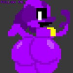 8-bit alternate_universe anthro big_butt butt criminal female huge_butt pixelated purple_body purple_skin security security_guard solo skeletonhearts five_nights_at_freddy's nintendo pokemon scottgames fan_character purple_guy_(fnaf) purple_sy_(skeletonhearts) wendy_afton william_afton_(fnaf) generation_4_pokemon lucario pokemon_(species) 1:1 digital_media_(artwork) hi_res pixel_(artwork)