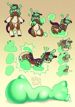 andromorph anthro bioluminescence femboy glowing goo_encasement goo_transformation inanimate_transformation intersex limbless male null sex_doll_transformation solo transformation transformation_sequence aliendogfreak lucky_(aliendogfreak) alien canid canine mammal hi_res trans_(lore) trans_man_(lore)