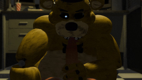 anthro big_breasts breasts duo faceless_character faceless_male fellatio fur genitals jiggle_physics machine male male/male office oral penile sex slightly_chubby slightly_chubby_anthro yellow_body yellow_fur snips456fur_(modeler) five_nights_at_freddy's scottgames golden_freddy_(fnaf) animatronic robot 3d_(artwork) animated blender_(artwork) digital_media_(artwork) no_sound