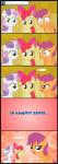 absurd_res accessory angry apple_bloom_(mlp) bow_(feature) bow_accessory bow_ribbon comic computer cutie_mark_crusaders_(mlp) earth_pony electronics equid equine feathered_wings feathers female feral friendship_is_magic group hair_accessory hair_bow hair_ribbon hasbro hi_res horn horse jananimations laptop makeover mammal my_little_pony mythological_creature mythological_equine mythology orange_body orange_feathers pegasus pony ribbons scootaloo_(mlp) smile sweetie_belle_(mlp) tumblr unicorn wings young