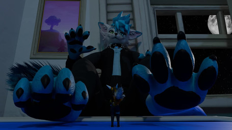 anthro clothed clothing duo feet foot_fetish foot_focus male male/male micro paws gmodpon-e rexouium 16:9 3d_(artwork) 3d_animation animated blender_(artwork) digital_media_(artwork) hi_res no_sound short_playtime video widescreen