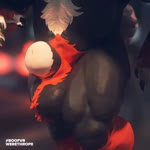 animal_genitalia anthro balls big_balls black_body black_fur black_pawpads body_hair canine_genitalia chest_tuft claws finger_claws fully_sheathed fur genitals hair hairy_balls happy_trail male multicolored_body multicolored_fur musclegut muscular muscular_anthro muscular_male orange_body orange_fur orange_hair pawpads pubes sheath solo swaying text tuft walk_cycle walking white_hair werethrope ollie_bernard canid canine canis domestic_dog livestock_guardian_dog mammal molosser mountain_dog pastoral_dog tibetan_mountain_dog 1:1 2019 3d_(artwork) 3d_animation animated digital_media_(artwork) english_text high_framerate no_sound short_playtime webm